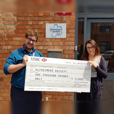 Alzheimers Society receives £1000 donation