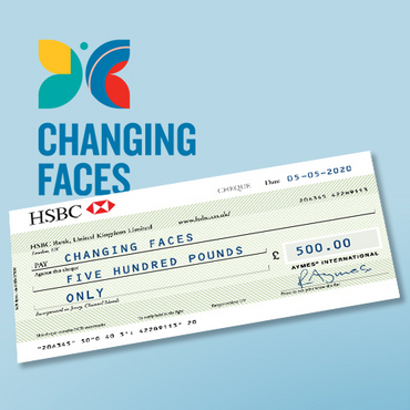 AYMES donates to Changing Faces