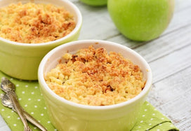 AYMES Apple, Raisin and Custard Crumble