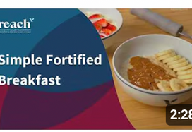 Fortified porridge recipe