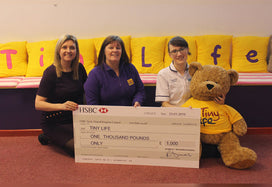 Tiny Life with cheque from AYMES