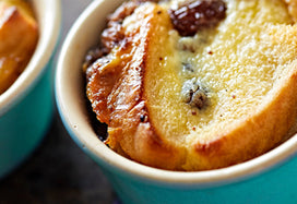 Spiced bread and butter pudding