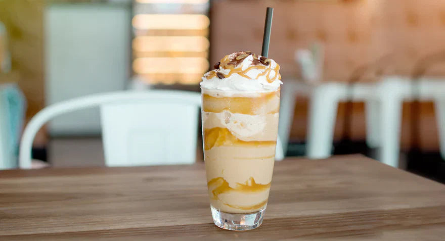 Creme caramel shake
