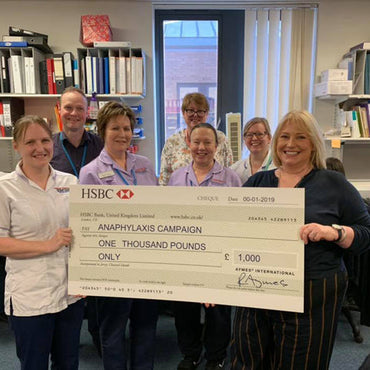 AYMES supports The Anaphylaxis Campaign