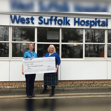 MyWiSH charity receives £1000 donation from AYMES