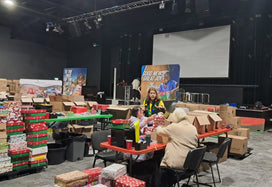 Give Back Day campaign supports "Operation Christmas Child" project