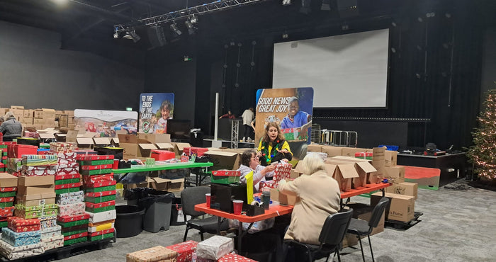 Give Back Day campaign supports "Operation Christmas Child" project