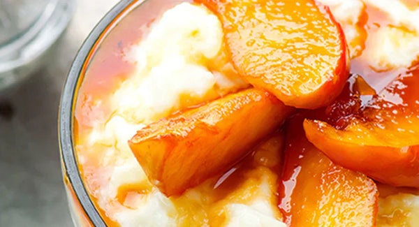 AYMES Peach rice pudding 