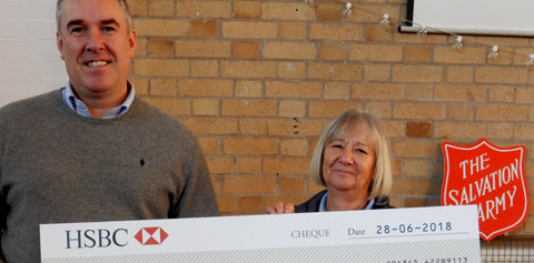 The Salvation Army benefits from £1000 donation