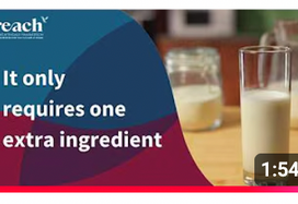Fortified milk recipe