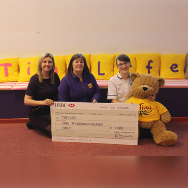 Tiny Life with cheque from AYMES