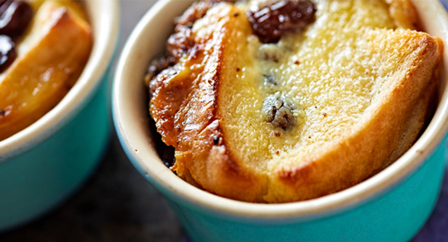 Spiced bread and butter pudding